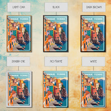 Cargar imagen en el visor de la galería, Cinque Terre, Italy Travel Poster, Europe Wall Art, Coastline, Travel Wall Print, Travel Poster, Travel Wall Art, Canvas Wall Print
