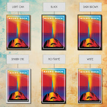 Carregar imagem no visualizador da galeria, Australia Art, Ayers Rock, Australia, Colorful Art, Travel Wall Print, Travel Poster, Travel Artwork, Travel Wall Art, Canvas Wall Print
