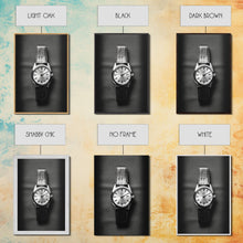 Cargar imagen en el visor de la galería, Classic Wrist Watch Wall Art, Watch Art, Watch Face, Black And White, Minimalist Print, Wall Decor, Canvas Print, Wall Art, Framed Canvas
