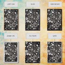 Carregar imagem no visualizador da galeria, Buttons Wall Decor, Sewing Room, Craft Room, Black And White, Minimalist Print, Wall Decor, Canvas Print, Wall Art, Framed Canvas
