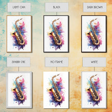 Carregar imagem no visualizador da galeria, Bassett Horn Wall Art, Brass Instruments, Framed Canvas Print, Marching Band Gift, Musician Gift, Graduation Gift, Music Poster
