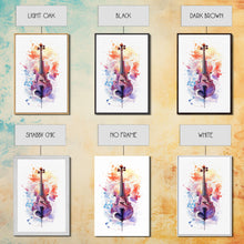 Carregar imagem no visualizador da galeria, Galaxy Cello Gift, Banjo Wall Art Canvas Print, Stringed Instruments, Cello Art, Banjo Poster Print, Cello Gifts, Musical Art
