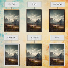 Carregar imagem no visualizador da galeria, Arizona wall art, canvas print, desert, rocks, mountains, steppes, cool nature wall decor
