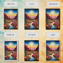 Load image into Gallery viewer, Desert Wall Art, Cactus Art, Nature Print, Canvas Print, Wall Art, Vertical Art, First Home Gift, Wall Art Prints, Living Room Prints
