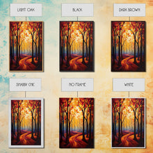 Carregar imagem no visualizador da galeria, Abstract Wall Art, Forest Print, Fall Wall Art, Canvas Print, Wall Art, Vertical Print, Nature Print, College Dorm Decor, Living Room Prints
