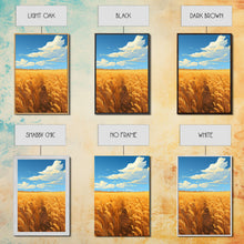 Carregar imagem no visualizador da galeria, Farm Wall Print, Wheat Feld Wall Art. Countryside Art, Canvas Print, Wall Art, Vertical Art, Couple Gift, Ranch Wall Art, Bedroom Prints
