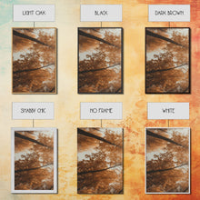 Carregar imagem no visualizador da galeria, Fall Art Print, Forest Wall Art, Trees Wall Art, Canvas Print, Wall Art, 3 Piece Wall Art, Tiny House Decor, Family Room Art, Ranch Decor
