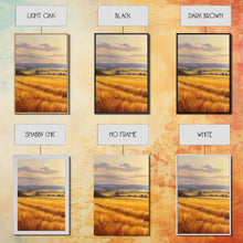 Load image into Gallery viewer, Countryside Wall Art, Wheat Field Art Print, Landscape Wall Art, Countryside Art, Canvas Print, Wall Art, 3 Piece Wall Art, Dorm Room Art
