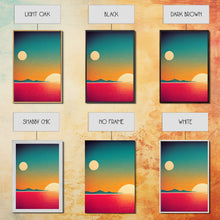 Carregar imagem no visualizador da galeria, Art Deco Sunset, 3 Piece Wall Art, Ready To Hang Canvas Print, Cool Unique Living Room Wall Art Decor
