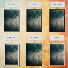 Load image into Gallery viewer, 3 piece Misty forest Fog wall art Foggy forest Farmhouse decor Foggy landscape Forest canvas print Multi panel canvas Trendy wall decor
