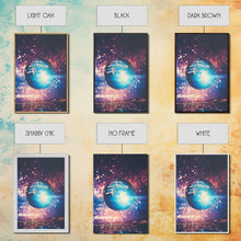 Load image into Gallery viewer, Disco Ball Print, Disco Ball Decor, Canvas Print, Wall Hanging, Portrait Art, Retro Wall Art, Trendy Wall Art, Game Room Decor, Couple Gift
