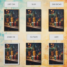 Load image into Gallery viewer, Cocktail Print, Bar Cart Wall Art, Canvas Print, Wall Hanging, Portrait Art, Cocktail Art, Retirement Gifts, Apartment Wall Decor, RV Decor
