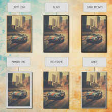 Carregar imagem no visualizador da galeria, Car Wall Art, Classic Car Wall Art, Canvas Print, Wall Hanging, Portrait Art, Car Lover Gift, Man Cave Art, Living Room Print, Bookshelf Art
