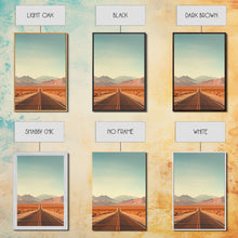 Load image into Gallery viewer, Desert Landscape, Desert Wall Art, Mountains Wall Art, Canvas Print, Wall Hanging, Portrait Art, Home Decor Prints, Office Wall Decor

