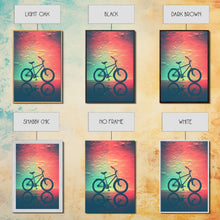 Load image into Gallery viewer, Retro 1980s Bike Canvas Print, Bicycle Art, Framed Wall Art, Fine Art Photography Print, Retro Inspired Wall Decor, Man Cave Art, Office Art
