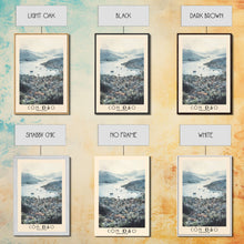 Cargar imagen en el visor de la galería, Côn Đảo, Vietnam Watercolor Beach Print, Vacation Gift, Vietnam Wall Art, Framed Canvas Print, Framed Beach Painting
