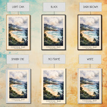 Load image into Gallery viewer, Coffee Bay, South Africa Watercolor Beach Print, Vacation Gift, South Africa Wall Art, Beach Painting, Beach Decor, Beach Painting
