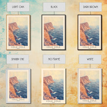 Load image into Gallery viewer, Cole Cole, Chile Watercolor Beach Print, Vacation Gift, Chile Wall Art, Beach Painting, Beach Decor, Beach Painting
