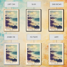 Load image into Gallery viewer, Dover Beach, Barbados Watercolor Beach Print, Vacation Gift, Barbados Wall Art, Framed Canvas Print, Framed Beach Painting
