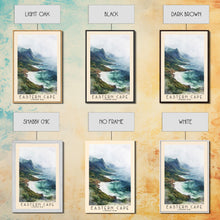 Load image into Gallery viewer, Eastern Cape, Coffee Bay Watercolor Print, Vacation Gift, Coffee Bay Wall Art, Beach Painting, Beach Decor, Large Wall Art, Wood Frame Art
