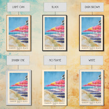 Load image into Gallery viewer, Giardini naxos beach, Italy Watercolor Beach Print, Vacation Gift, Italy Wall Art, Beach Painting, Beach Decor, Beach Painting
