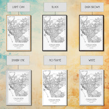 Cargar imagen en el visor de la galería, Chula Vista Street Map, California Map, City Map Art, Modern Art, Wall Art, Canvas Print, Canvas Wall Art, Living Room Wall Art, Travel Art
