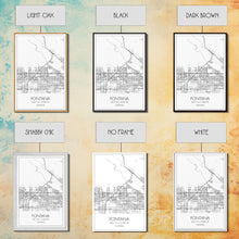 Carregar imagem no visualizador da galeria, Fontana Street Map, California Map, City Map Art, Minimalist Art, Wall Art, Canvas Print, Unique Wall Art, Travel Décor, Travel Gift For Men
