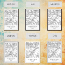 Load image into Gallery viewer, Moreno Valley Street Map, California Map, City Map Art, Modern Art, Wall Art, Canvas Print, Wall Art For Bedroom, Couple Gift, Travel Print
