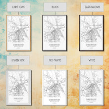 Load image into Gallery viewer, Shreveport Street Map, Louisiana Map, City Map Print, Minimalist Art, Wall Art, Canvas Print, Wall Decoration, Aviation Gift, Travel Décor

