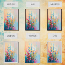Load image into Gallery viewer, Delicate Blossoms in Springtime - Framed Canvas Print, Elegant Living Room Art, Soft Bedroom Decor, Pastel Flower Art, Wall Art
