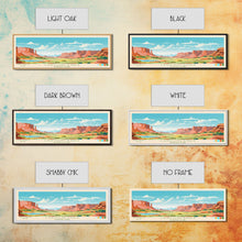Carregar imagem no visualizador da galeria, Canyonlands National Park, Panoramic Utah Travel Art, National Park Print, Minimalist Travel Art, Midcentury Modern Style Landscape
