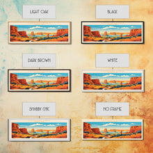 Carregar imagem no visualizador da galeria, Canyonlands National Park, Panoramic Utah Travel Art, National Park Print, Minimalist Travel Art, Midcentury Modern Style Landscape
