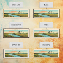 Carregar imagem no visualizador da galeria, Everglades National Park, Panoramic Florida Travel Art, National Park Print, Minimalist Travel Art, Midcentury Modern Style Landscape
