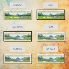 Load image into Gallery viewer, Gates Of The Arctic National Park Panoramic Alaska Travel Art, National Park Print, Minimalist Travel Art, Midcentury Modern Style Landscape
