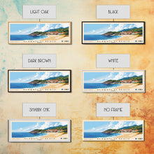 Carregar imagem no visualizador da galeria, Alaçatı 11 Beach, Turkey Panoramic Beach Print, Vacation Gift, Turkey Wall Art, Beach Painting, Beach Decor, Beach Painting
