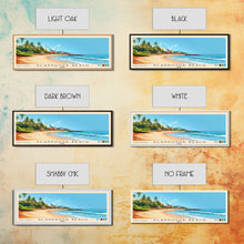 Carregar imagem no visualizador da galeria, Alappuzha Beach, India Panoramic Print, Vacation Gift, India Wall Art, Beach Painting, Beach Decor, Large Wall Art, Wood Frame Art
