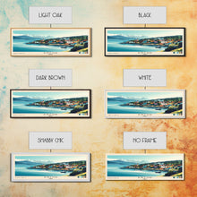 Carregar imagem no visualizador da galeria, Ancud, Chile Panoramic Print, Vacation Gift, Chile Wall Art, Beach Painting, Beach Decor, Large Wall Art, Wood Frame Art
