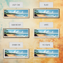Carregar imagem no visualizador da galeria, Auroville Beach, India Panoramic Print, Vacation Gift, India Wall Art, Beach Painting, Beach Decor, Large Wall Art, Wood Frame Art
