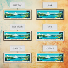 Load image into Gallery viewer, Bequia Island, Saint Vincent and the Grenadines Panoramic Print, Vacation Gift, Saint Vincent and the Grenadines Wall Art, Vacation Wall Art, Vacatation Memories, Beach Decor, Beach Or Lakehouse Art
