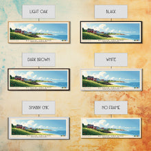 Load image into Gallery viewer, Block Island, Rhode Island,United States Panoramic Print, Vacation Gift, Rhode Island,United States Wall Art, Beach Painting, Beach Decor, Beach Or Lakehouse Art
