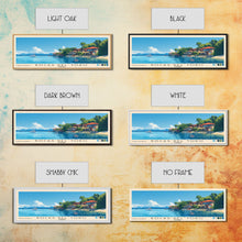 Load image into Gallery viewer, Bocas del Toro , Panamá Panoramic Beach Print, Vacation Gift, Panamá Wall Art, Beach Painting, Beach Decor, Beach Painting
