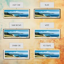 Carregar imagem no visualizador da galeria, Bruny Island, Australia Panoramic Print, Vacation Gift, Australia Wall Art, Beach Painting, Beach Decor, Large Wall Art, Wood Frame Art
