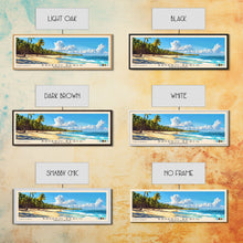 Load image into Gallery viewer, Bávaro Beach, Dominican Republic Panoramic Beach Print, Vacation Gift, Dominican Republic Wall Art, Beach Painting, Beach Decor, Beach Painting
