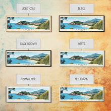 Carregar imagem no visualizador da galeria, Cabrera, Spain Panoramic Beach Print, Vacation Gift, Spain Wall Art, Beach Painting, Beach Decor, Beach Painting
