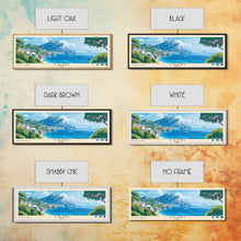 Carregar imagem no visualizador da galeria, Capri, Italy Panoramic Print, Vacation Gift, Italy Wall Art, Vacation Wall Art, Vacatation Memories, Beach Decor, Beach Or Lakehouse Art
