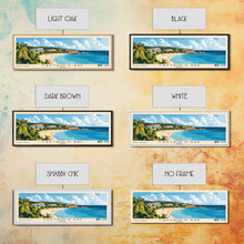 Carregar imagem no visualizador da galeria, Captain&#39;s Bay, Anguila Panoramic Print, Vacation Gift, Anguila Wall Art, Beach Painting, Beach Decor, Beach Or Lakehouse Art
