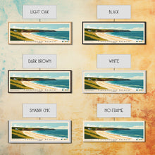 Cargar imagen en el visor de la galería, Cavendish Beach, Canada Panoramic Beach Print, Vacation Gift, Canada Wall Art, Framed Canvas Print, Framed Beach Painting
