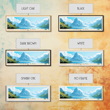 Cargar imagen en el visor de la galería, Cerro Azul, Peru Panoramic Print, Vacation Gift, Peru Wall Art, Beach Painting, Beach Decor, Large Wall Art, Wood Frame Art
