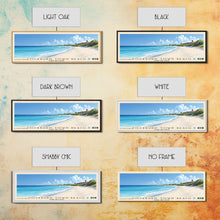 Load image into Gallery viewer, Cockburn Town Beach, Turks and Caicos Panoramic Beach Print, Vacation Gift, Turks and Caicos Wall Art, Beach Painting, Beach Decor, Beach Painting
