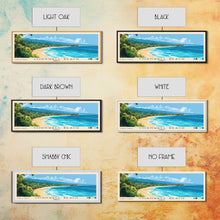 Cargar imagen en el visor de la galería, Cornwall Beach, Jamaica Panoramic Beach Print, Vacation Gift, Jamaica Wall Art, Beach Painting, Beach Decor, Beach Painting
